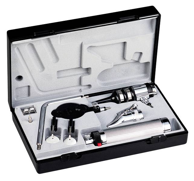 Riester Econom Diagnostic Set Otoscope And Ophthalmoscope Heads With C